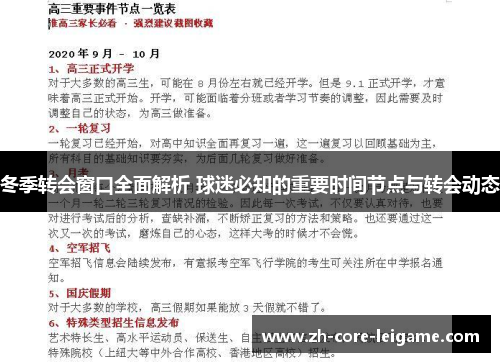 冬季转会窗口全面解析 球迷必知的重要时间节点与转会动态 冬季转会窗口全面解析 球迷必知的重要时间节点与转会动态